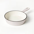 6" Enameled Cast Iron Skillet Light Gray - Figmint