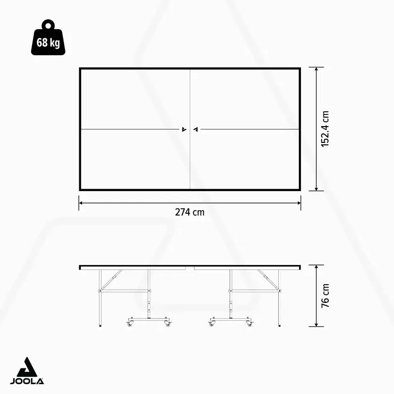 JOOLA J500A All-Weather Outdoor Table Tennis Table – Tournament-Grade, Foldable, Weather-Resistant Surface