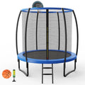 Round Trampoline in Multiple Sizes: 8ft, 10ft, and 12ft Options