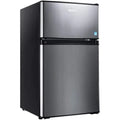 Compact 3.1 Cu. Ft. Mini Fridge with Freezer Compartment and Interior LED Lighting