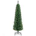 Slender Artificial Christmas Tree (5–8 ft) with Quick-Shape Technology