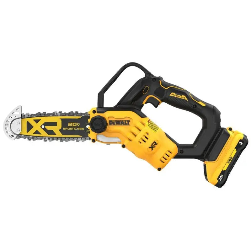 DEWALT DCCS623L1 8-Inch Battery Chainsaw – 20V MAX Pruning Saw Kit with 3Ah Battery and Charger