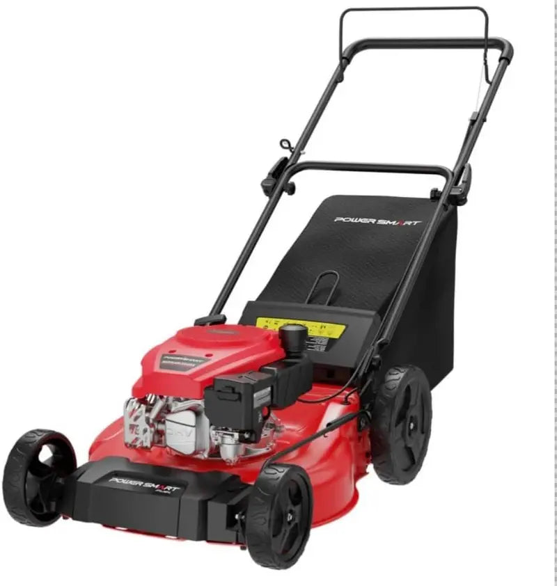 PowerSmart 21-Inch 2-in-1 Push Lawn Mower – 144cc Gas Engine with 3-in-1 Bagging Function