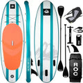 ROC All-in-One Inflatable Stand-Up Paddle Board – Non-Slip Deck & Travel Kit