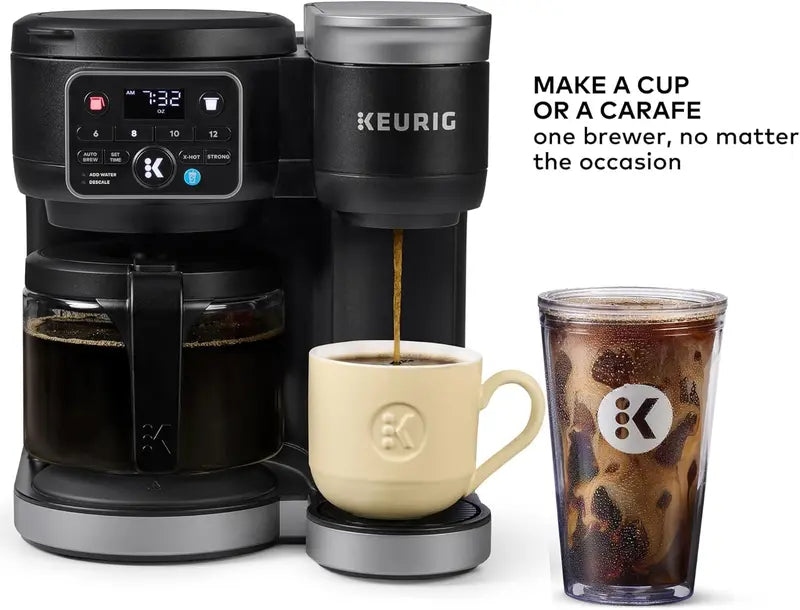 Keurig K-Duo Coffee Maker – Hot & Iced Single-Serve + Carafe, 72oz Reservoir, MultiStream Tech