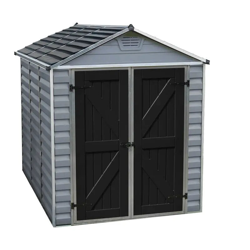 SkyLight 6′ x 7.5′ Polycarbonate Storage Shed – UV-Protected & Light-Diffusing