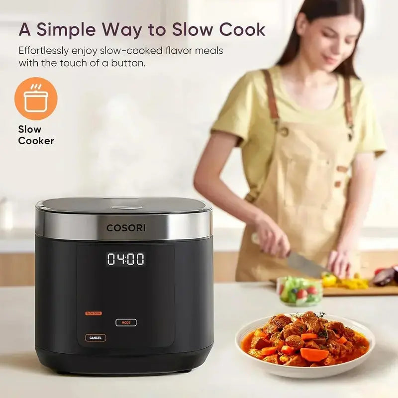 COSORI 10-Cup Rice Cooker – Smart Rice Maker with 24-Hour Keep-Warm & Non-Stick Ceramic Pot