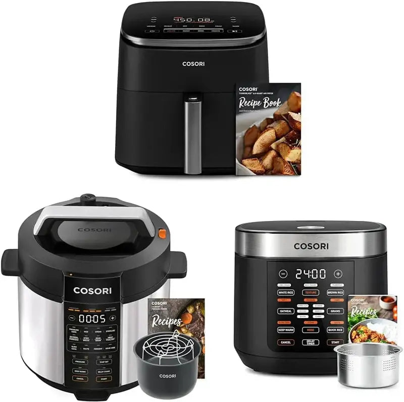 COSORI 6-Quart Electric Pressure Cooker – 9-in-1 Multi-Cooker with Enhanced Safety Venting