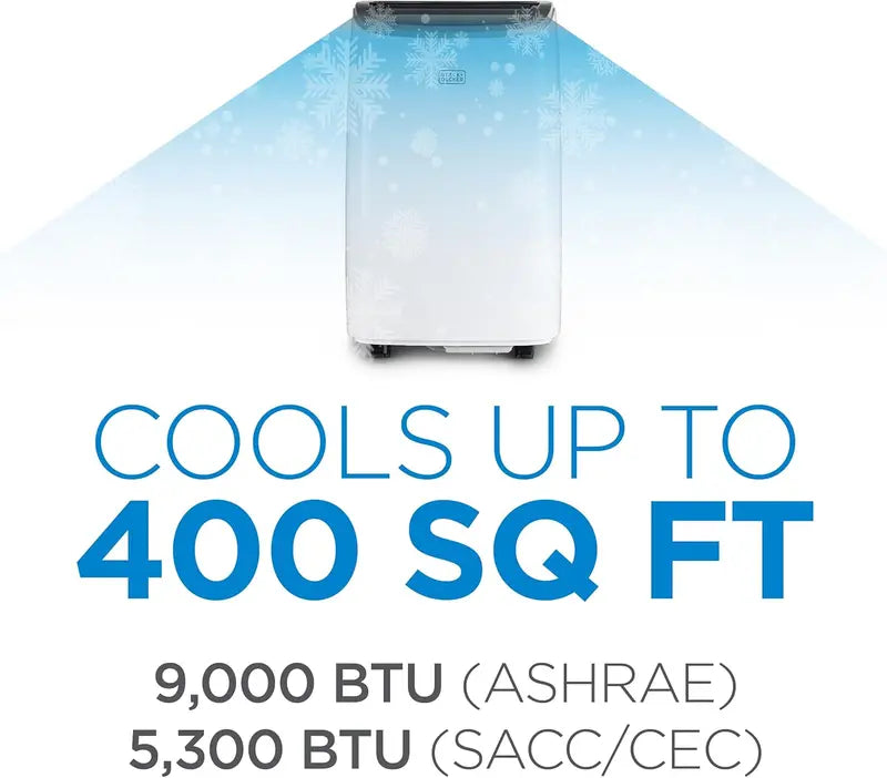 Smart Portable Air Conditioner – 14,000 BTU Cooling / 12,000 BTU Heating, SACC Rated, Covers Up to 700 Sq Ft