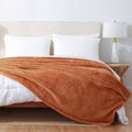 Berkshire Orange Recycled Extra-Fluffy Blanket Full/Queen