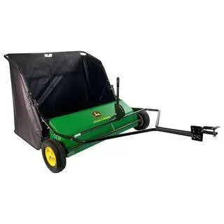 John Deere 42-Inch Trailed Lawn Sweeper – 24 Cu. Ft. Capacity, Adjustable Brush Height, Heavy-Duty Construction