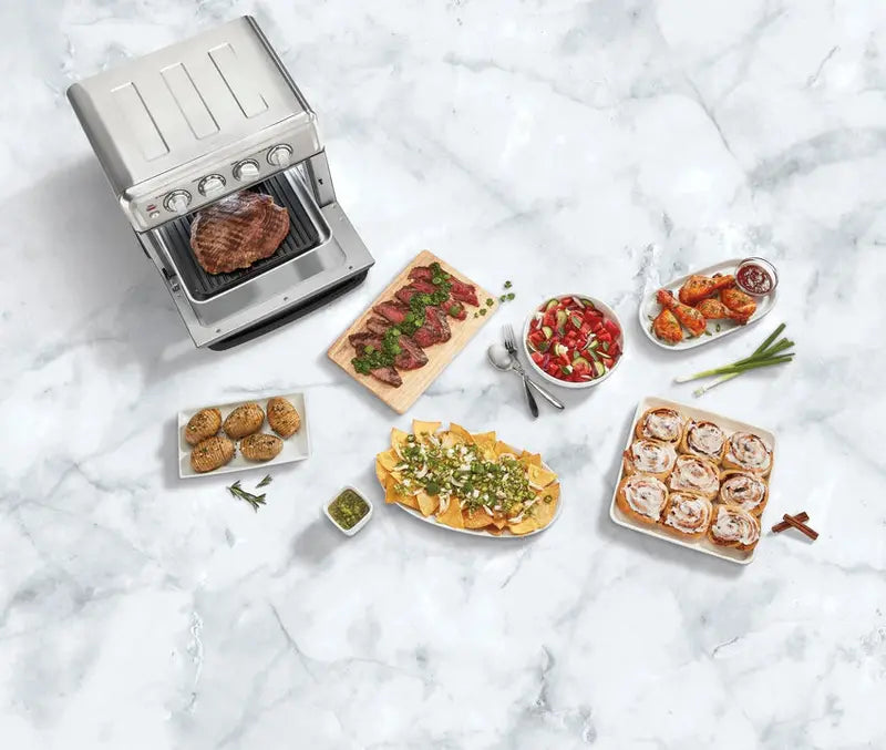 Cuisinart Air Fryer Toaster Oven with Grill Function – Stainless Steel Multi-Cooking Appliance with 11 Presets