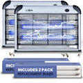 LiBa 2-Pack Indoor Electric Bug Zapper for Flying Insect Control