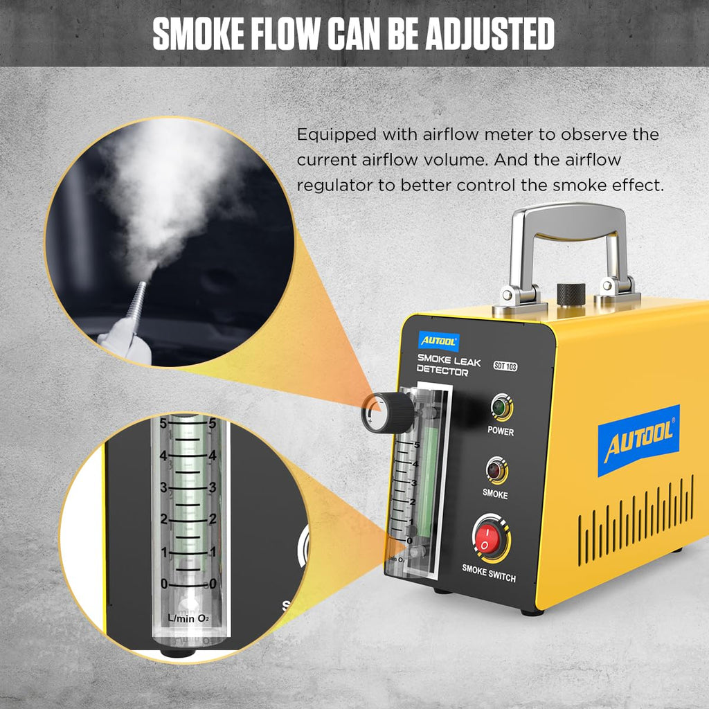 AUTOOL Smoke Machine Automotive Leak Detector