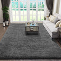 Ophanie 6x9 Area Rugs for Living Room, Large Big Grey Fluffy Shag Fuzzy Plush Soft Carpets, Floor Shaggy Rug for Bedroom, Gray Carpet for Kids Boys