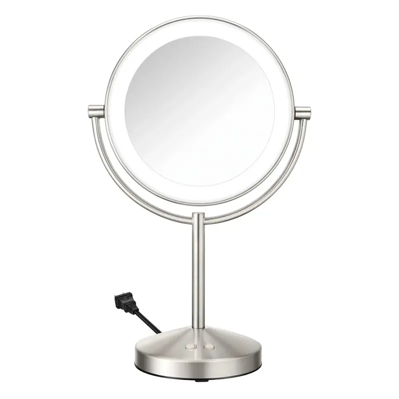 Conair Lighted Vanity Mirror – Dual-Sided (1X & 10X) Magnifying Makeup Mirror