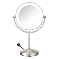 Conair Lighted Vanity Mirror – Dual-Sided (1X & 10X) Magnifying Makeup Mirror