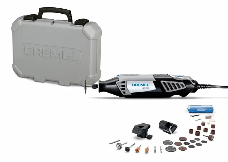 Dremel 4000 Rotary Tool Kit with Variable Speed, 2 Attachments & 30 Accessories