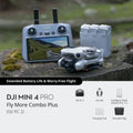 DJI Mini 4 Pro Fly More Combo – Includes DJI RC 2 Remote Controller, Intelligent Flight Battery Pack