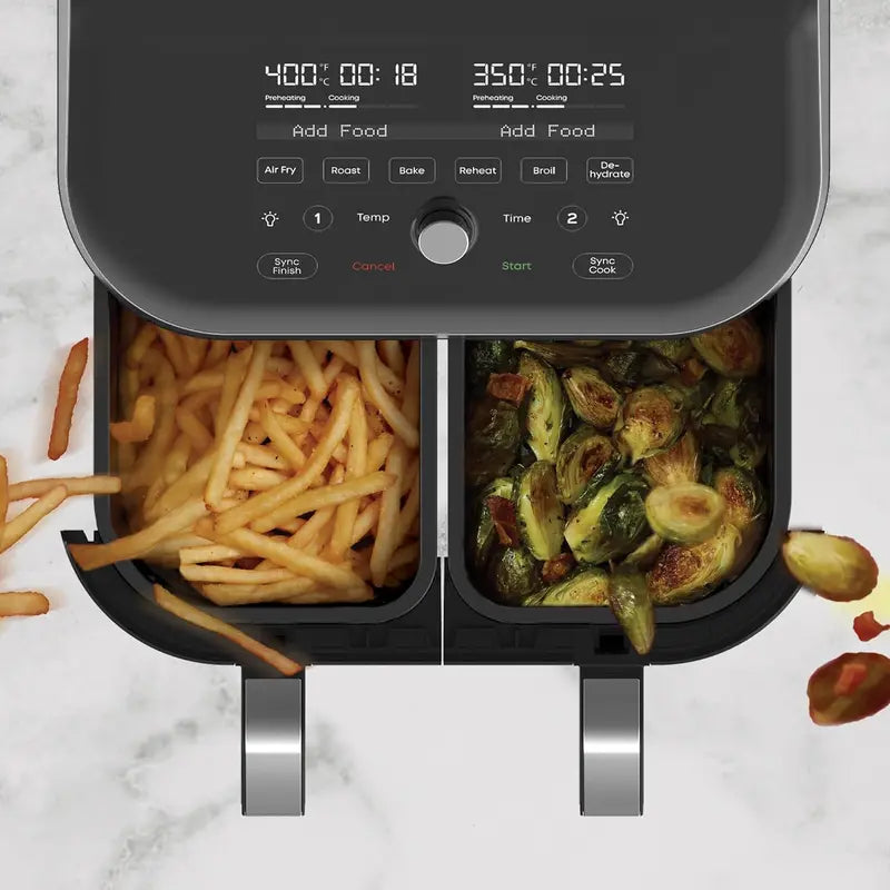 Instant Pot Vortex Plus 6-Quart Air Fryer – 6-in-1 Odor-Erase Appliance with Crisp, Roast, Broil, and Dehydrate Capabilities