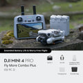DJI Mini 4 Pro Fly More Combo – Includes DJI RC 2 Remote Controller, Intelligent Flight Battery & Accessories