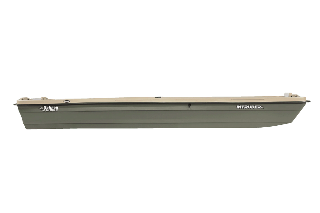 Pelican - Boat Intruder 12 - Jon Fishing Boat - 12 Ft. - Great for Hunting/Fishing, Khaki/Beige