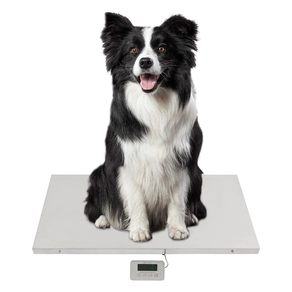 Heavy Duty Digital Livestock Scale, 660 lb Large Postal Shipping Scale, Pet Vet Scale with Stainless Steel Platform, Electronic Dog Hog Sheep Goat Pig Sheep Scale