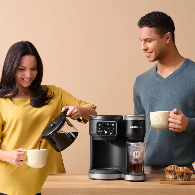 Keurig K-Duo Coffee Maker – Hot & Iced Single-Serve + Carafe, 72oz Reservoir, MultiStream Tech