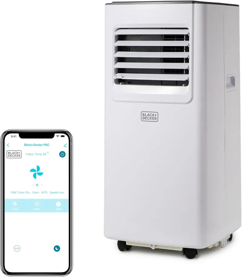 Smart Portable Air Conditioner – 14,000 BTU Cooling / 12,000 BTU Heating, SACC Rated, Covers Up to 700 Sq Ft