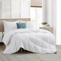 Puredown Lightweight Breathable Down Comforter - Full/Queen White
