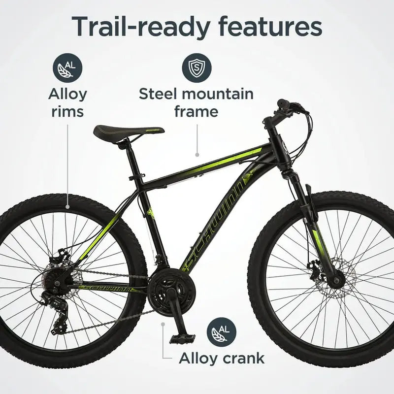 Schwinn Sidewinder Men's 26-Inch 21-Speed Mountain Bike in Black