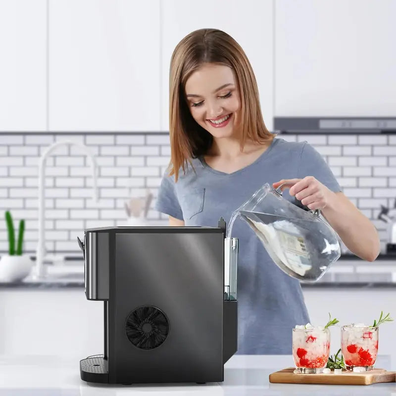 Countertop Nugget Ice Maker – Produces 44 lbs/Day of Chewable Ice