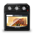 Plumchef 12 Quart 4 Slices Air Fryer Convection Toaster Oven, 1500W, 4 Cooking Modes, 7 in 1 Multifunction with Roast, Bake, Grill, Broil, Toast, Dehydrate, Defrost, Stainless Stee