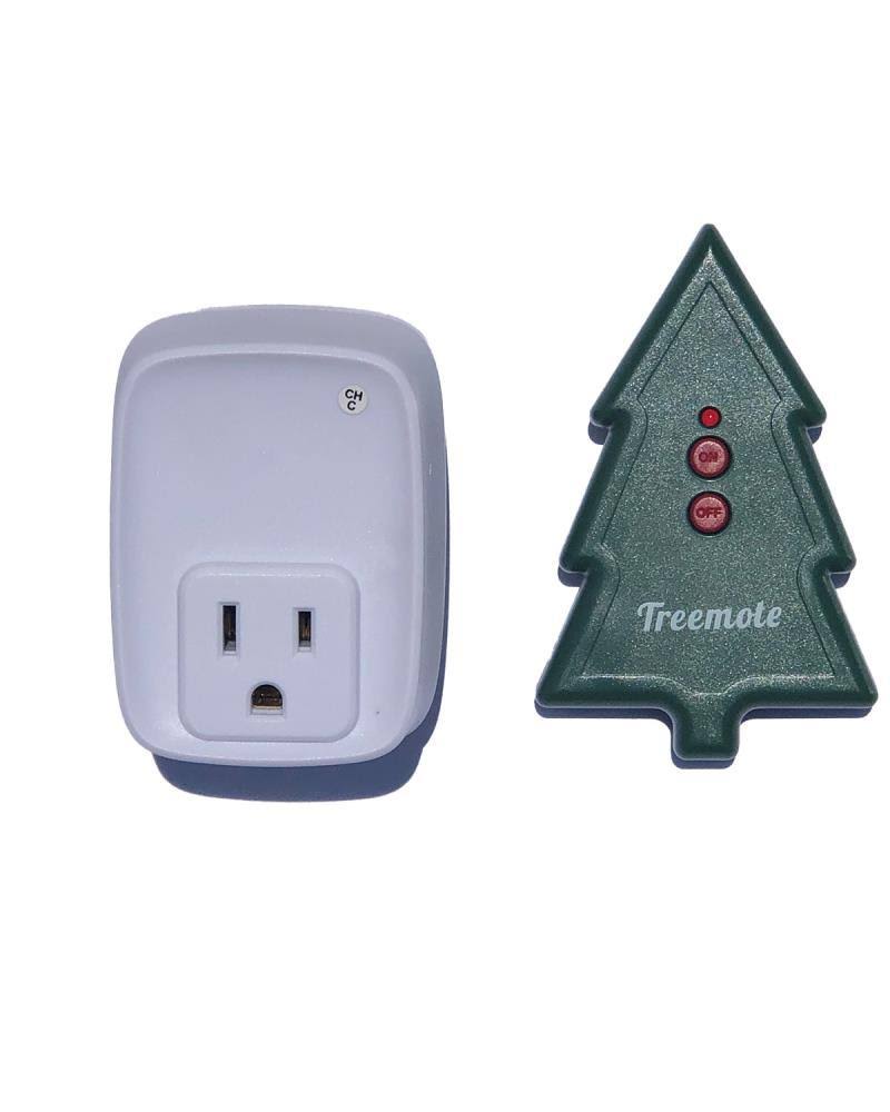 Treemote Wireless Remote Switch for Christmas Tree and Other Lights
