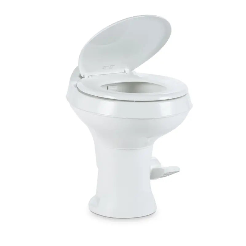 Dometic 300 Series Standard-Height RV Toilet – Durable White Plastic Model 302300071