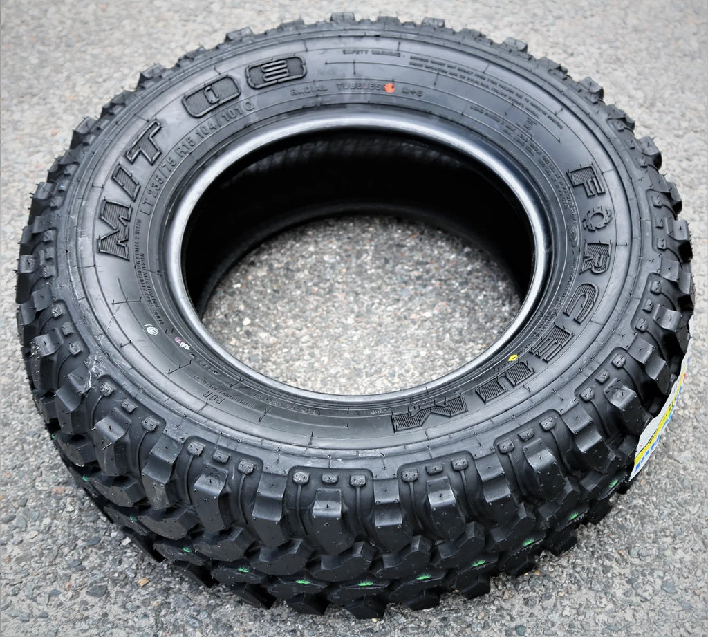 Set of 4 Forceum M/T 08 235/75R15 104/101Q C 6 Ply Mud Light Truck Tires