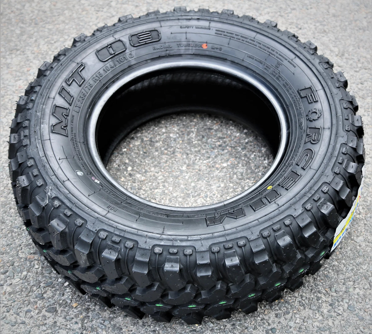 Set of 4 Forceum M/T 08 235/75R15 104/101Q C 6 Ply Mud Light Truck Tires