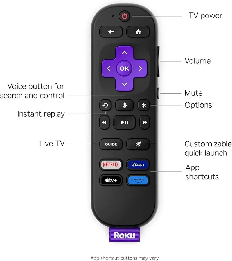 Roku Select Series 50-Inch 4K HDR Smart TV – Voice Remote, Streaming Ready, Slim Design