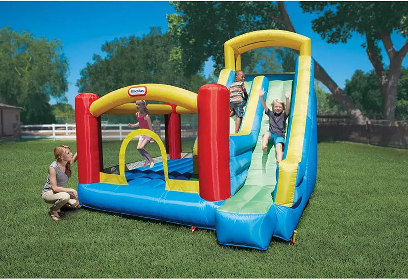 Little Tikes Giant Inflatable Slide & Bouncer – Family-Sized Indoor/Outdoor Play Center