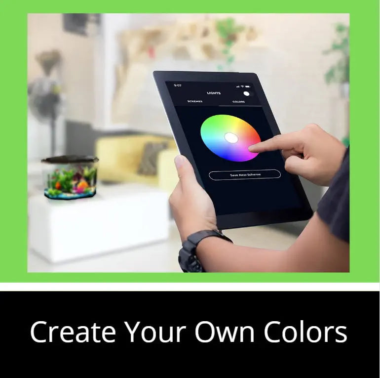 KollerCraft Smart Tank 6.5-Gallon Aquarium Kit, Create Custom LED Light Colors, Monitor Tank Temperature, Schedule Maintenance Reminders and Alerts Easily From Your iPhone or Android
