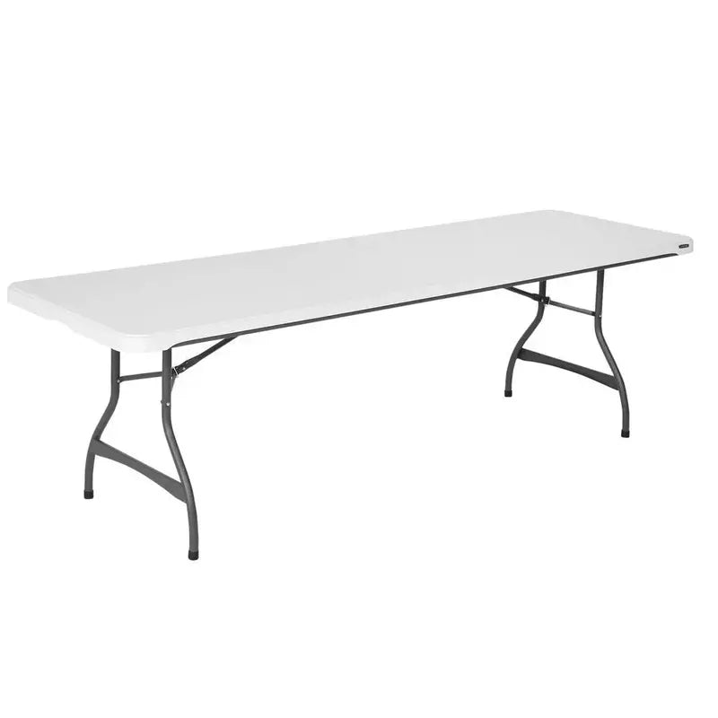 Lifetime Commercial-Grade 8 ft Folding Table – Stackable 4-Pack