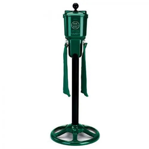 PAR AIDE Deluxe Golf Ball Washer Station with Stand and Brush System