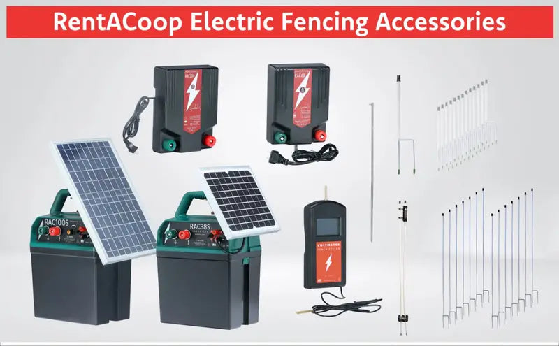 RentACoop Electric Predator-Proof Poultry Fence – Solar-Compatible Chicken Enclosure