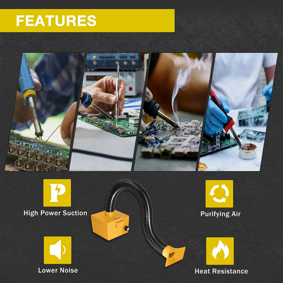 KOTTO Electric Soldering Fume Smoke Absorber