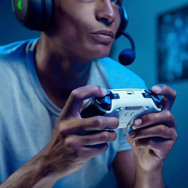 Razer Wolverine V2 Pro Wireless Gaming Controller – PS5 & PC Compatible, HyperSpeed, Mecha-Tactile Buttons, RGB (White, 2026)