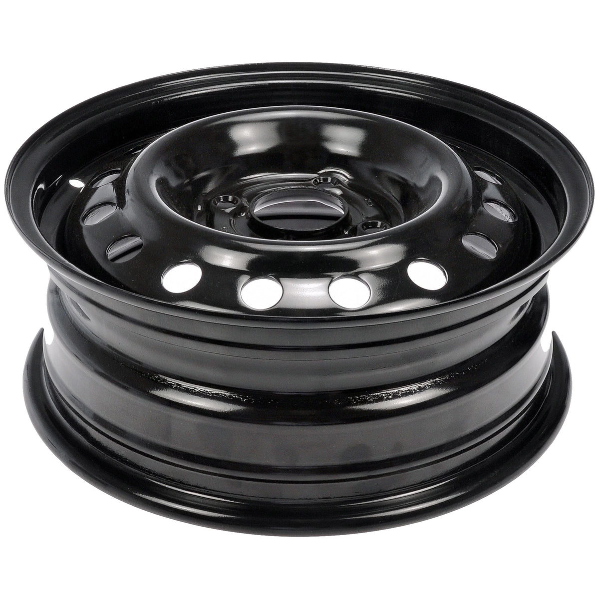 Dorman 939 - 135 Steel 15" Wheel Rim 15 x 5.5 - Inch 4 - Lug Black, for Specific Nissan Models Fits Select: 2007 - 2012 NISSAN VERSA