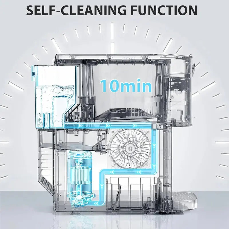 Countertop Nugget Ice Maker – Produces 44 lbs/Day of Chewable Ice