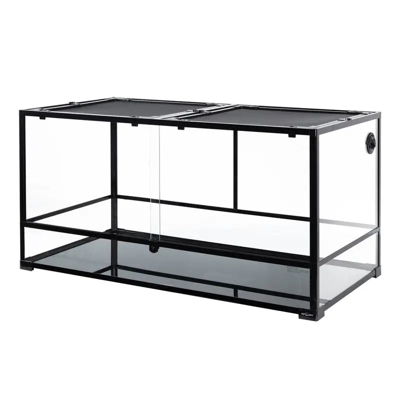 REPTIZOO Extra-Large 120-Gallon Reptile Terrarium – Spacious Glass Habitat for Snakes, Lizards & Large Amphibians