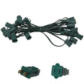 25' C9 Commercial Light Stringer, E17 Intermediate Sockets