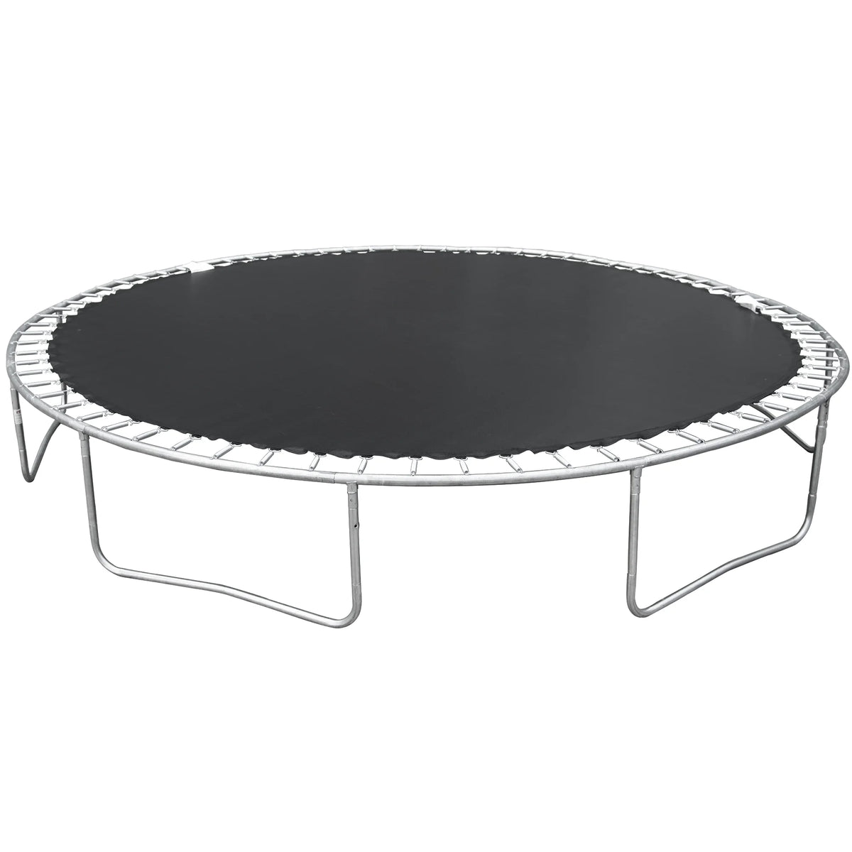 14FT Outdoor Trampoline with Safety Enclosure, Steel Tube Frame, Ladder & Secure Net - Heavy Duty, Blue